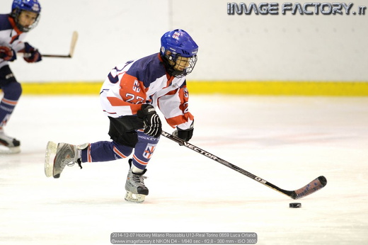 2014-12-07 Hockey Milano Rossoblu U12-Real Torino 0659 Luca Orlandi